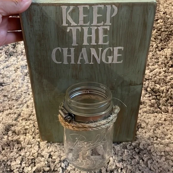 Tip jar handmade​​​​​​​​​ - Picture 3 of 5